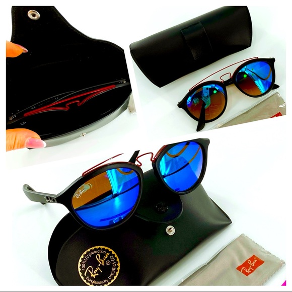 Ray Ban RB4257F Matte Black Sunglasses 55mm Italy - Picture 2 of 6